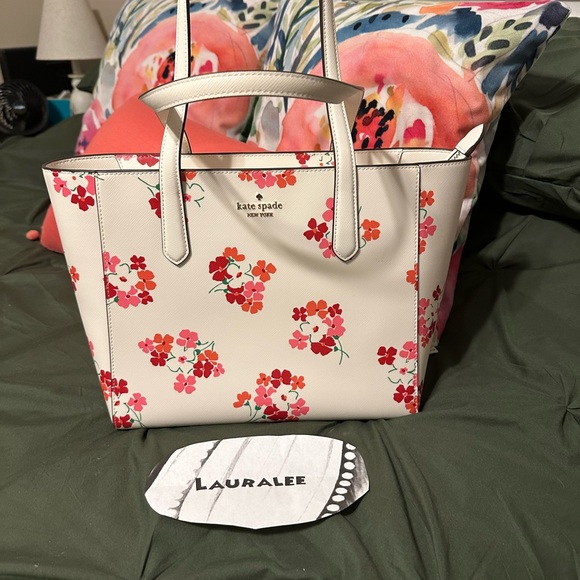 Kate Spade Floral Tote Bag - Picture 1 of 11